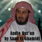 audio quran by saad el ghamidi android application logo